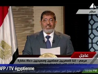 Morsi se dit "le président de tous les Egyptiens"