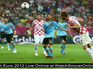 watch football euro 2012 quarter final Spain vs France stream online