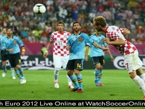 watch football euro 2012 quarter final Spain vs France stream online