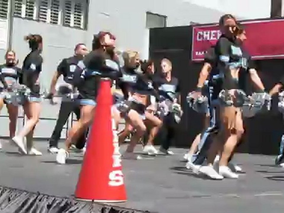 SF cheerleaders dancing madonna