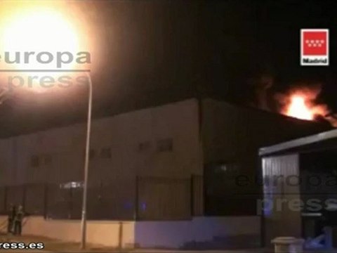 Incendio en Arganda del Rey