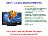 VIZIO 47 Inch Class Theater 3D LCD HDTV with VIZIO Internet Apps, E3D470VX