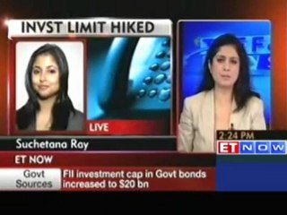 FII investment cap in govt bonds increased: Sources