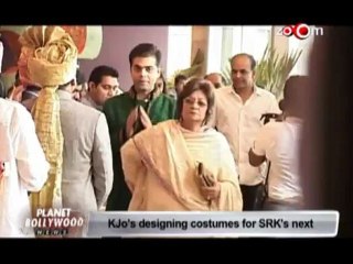 Does Salman want to bury the hatchet with SRK?,KJo's designing costumes for SRK's next & more news