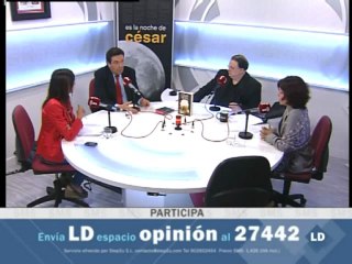 Tertulia política de Cesar. Sindicatos de estudiantes contra "La Razon"- 10/05/12