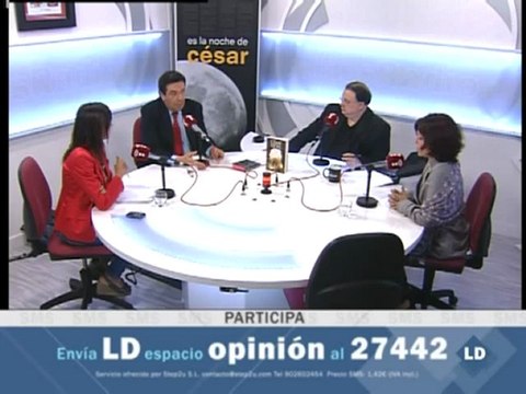 Tertulia política de Cesar. Sindicatos de estudiantes contra La Razon - 10/05/12