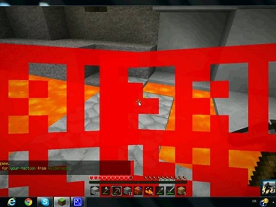 Minecraft avec LeMaudit