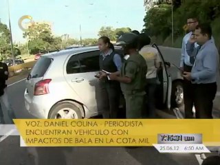 Reportan congestión vehicular en la Cota Mil por automóvil abaleado