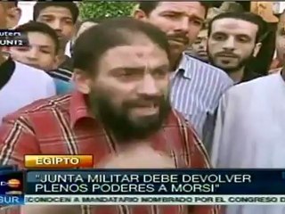 Celebraciones por victoria oficial de Mohamed Mursi