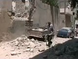 Syria فري برس  ادلب أريحا قصف بيوت الآمنين في المدينة 24 6 2012 ج2 Idlib