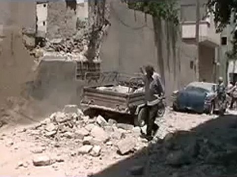 Syria فري برس ادلب أريحا قصف بيوت الآمنين في المدينة 24 6 2012 ج2 Idlib