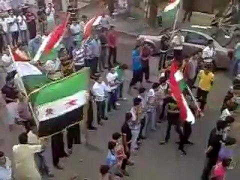 Syria فري برس الحسكه عامودا مظاهرة مسائية 24 6202 ALhasaka