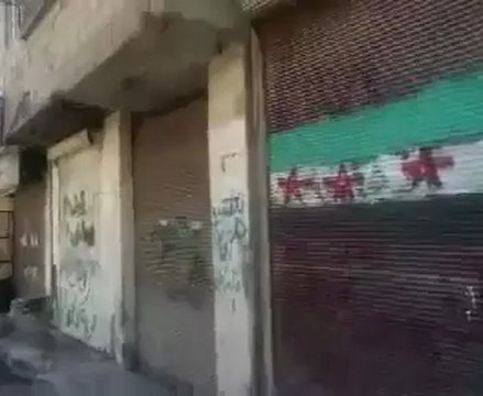 Syria فري برس دمشق حي التضامن أضراب عام لليوم الثاني 24 6 2012 Damascus