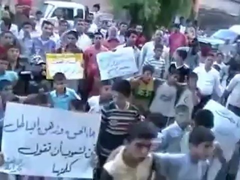 Syria فري برس حلب تل رفعت ريف حلب تهنئة الشعب المصري 24 6 2012 ج2 Aleppo