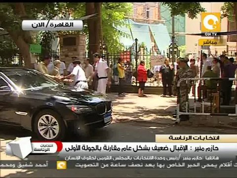 حازم منير: الاقبال بشكل عام ضعيف مقارنة بالجولة الأولى