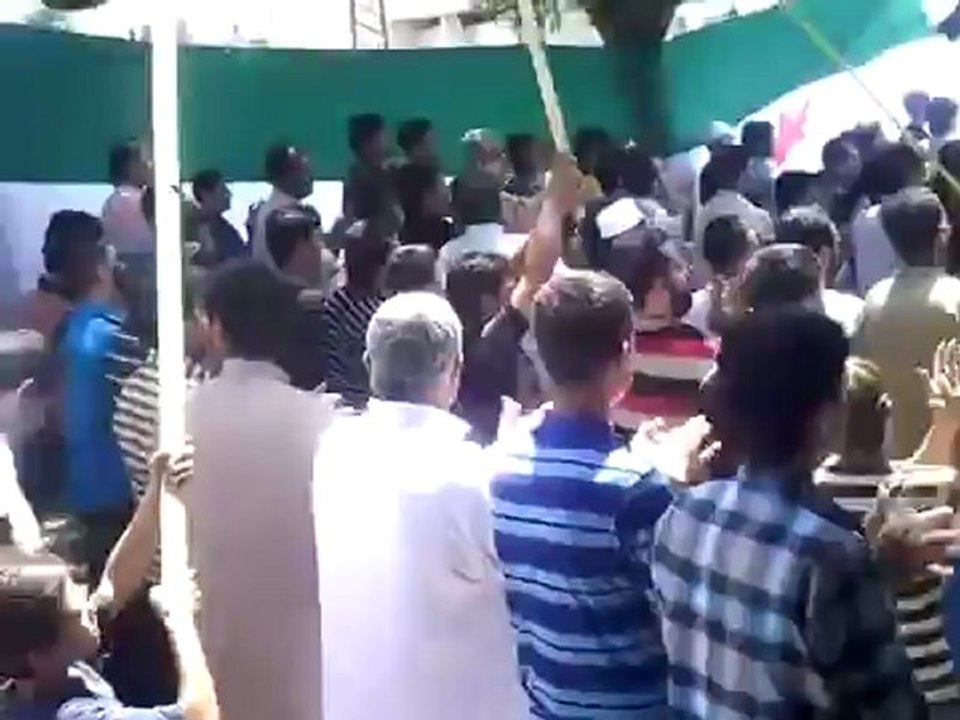 Syria فري برس ريف حماة المحتل كرناز مظاهرة صباحية رائعة 24 6 2012 Hama