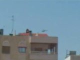 Syria فري برس حماة  المحتلة حي الكرامة تحليق الطيران فوق سماء الحي 24 6 2012 Hama
