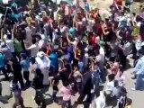 Syria فري برس  درعا المليحة الغربية مضاهرة حاشدة نصرة للمدن المنك 24  6  2012 Daraa
