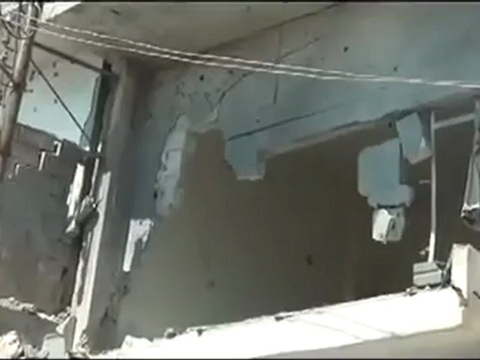 Syria فري برس  حمص تلبيسة الدمار الذي خلفه القصف على المدينة 24 6 2012  ج6 Homs