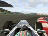 F1 2011 - GP de Malaisie - Grosse lutte avec Webber (2) en onboard