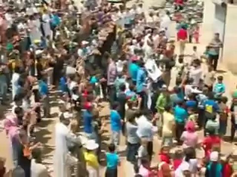 Syria فري برس حماه المحتلة مظاهرة صباحية لأحرار التوبة وجبل شحشبو السبت 23 6 2012 Hama