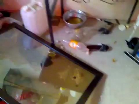 Syria فري برس ريف دمشق عربين آثار الدمار الذي خلفته الكتائب الأسدية أثناء اجتياحهاا للمدينة 23 6 2012 ج 4 Damascus