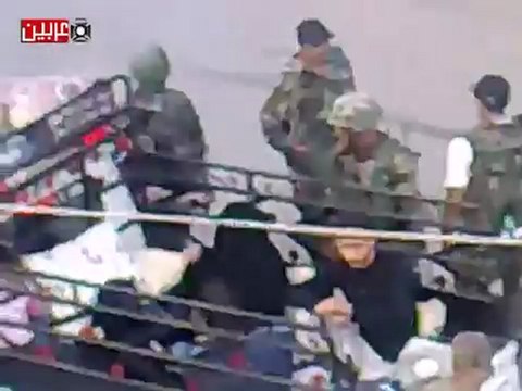 Syria فري برس ريف دمشق عربين التواجد الامني وتفتيش السيارات السبت 23ـ6ـ2012 Damascus