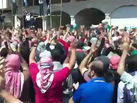 Syria فري برس حماه المحتلة مدينة سلمية تشييع الشهيد ملهم رستم 23 06 2012 ج2 Hama