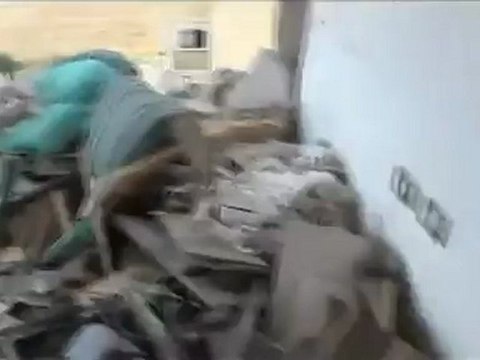 Syria فري برس ادلب ارمناز اثار القصف على المباني 21 6 2012 ج1 Idlib