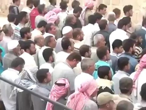 Syria فري برس ريف حلب إبين تشييع الشهيدة وحيدة العلي وطفلتها استشهدتا جراء القصف بالطيران على بلدة ارمناز بادلب ‫ج1 Aleppo