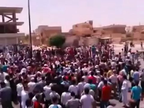 Syria فري برس الحسكة حي غويران مظاهرة حاشدة تنطلق من الجامع الكبير 22 6 2012 ج3 ALhasaka