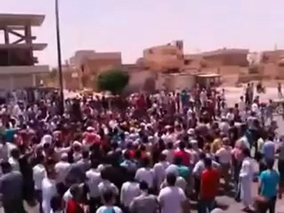 Syria فري برس الحسكة حي غويران مظاهرة حاشدة تنطلق من الجامع الكبير 22 6 2012 ج3 ALhasaka