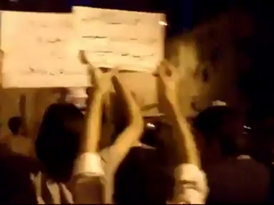 Syria فري برس  دمشق مظاهرة جامع زيد بن ثابت   نصرة لدوما الجمعة 22 6 2012 Damascus