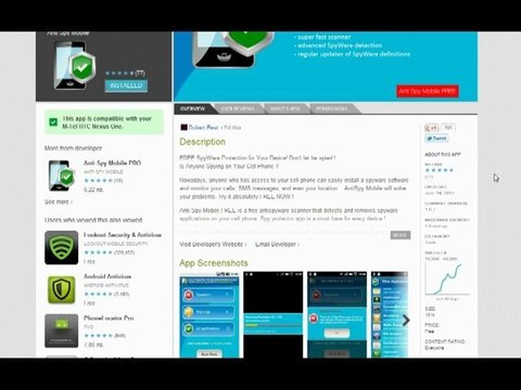 [FREE] Anti Spy Mobile - Scan Your Android Device for SpyWares !