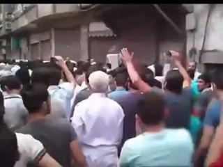 Syria فري برس  الحسكه حشود المتظاهرين جامع سيدي ركاب الجمعة  22 6 2012 ALhasaka