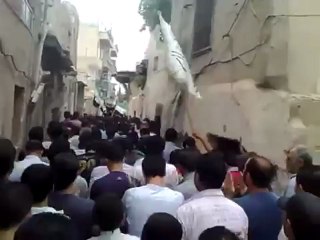 Syria فري برس دمشق برزة  جمعة اذا كان الحكام متخاذلون فأين الشعوب  22 6 2012 Damascus