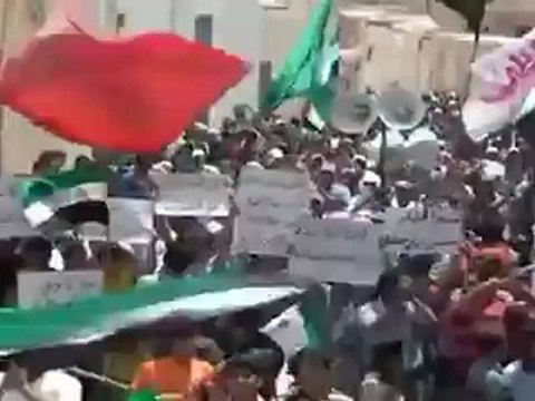 Syria فري برس ريف دمشق مدينة ضمير في جمعة اذا كان الحكام متخاذلين فأين الشعوب ؟ 22 6 2012 Damascus