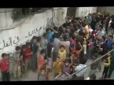 Syria فري برس حمص الحولة معناة الناس للحصول على رغيف شاهدوا المعاناة 22 6 2012 Homs