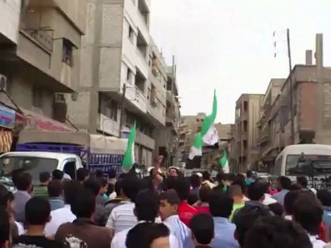 Syria فري برس معربا ريف دمشق اذا كان الحكام متخاذلين فأين الشعوب ج2 Damascus