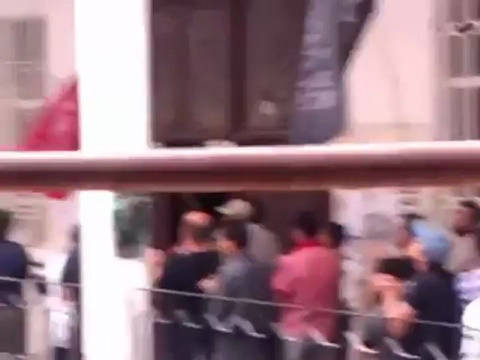 Syria فري برس ريف دمشق  مظاهرة يوم الجمعة رغم القصف والحصار دوما 22 6 2012 Damascus