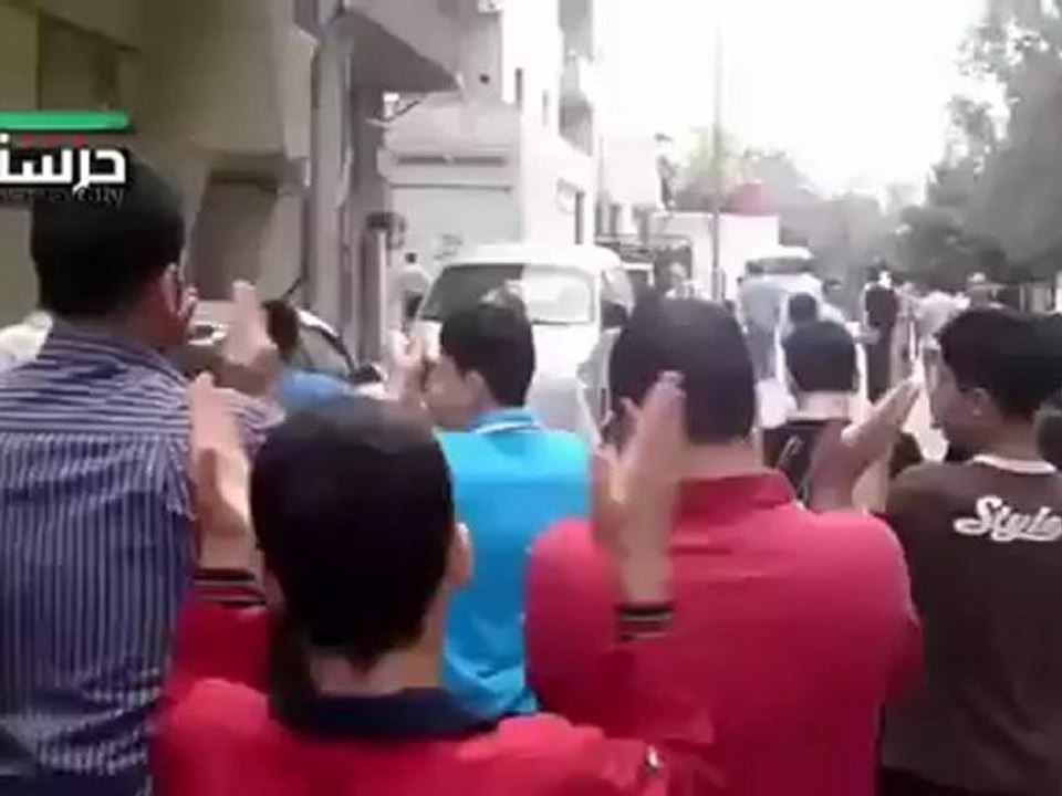 Syria فري برس ريف دمشق   حرستا  جمعة خذلنا الحكام فأين الشعوب 22 6 2012 ج2 Damascus