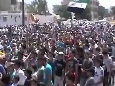 Syria فري برس حمص الصامدة الوعر الجامع العمري جمعة أين الشعوب 22 6 2012 ج3 Homs