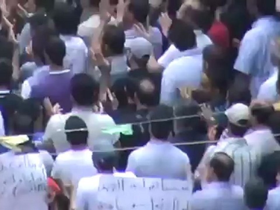 Syria فري برس  ريف دمشق قدسيا مظاهرة الجمعة اللي إسمها سطر كامل 22 6 2012 ج2 Damascus