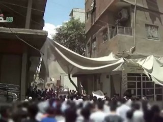 Syria فري برس  ريف دمشق سقبا الأحرار بعد صلاة الجمعة  22 06 2012 ج1 Damascus