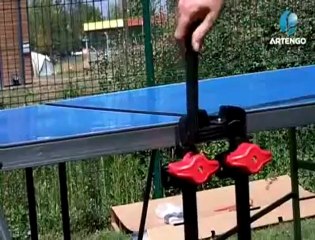 Instruction video to assemble the Artengo 744 O Table Tennis table