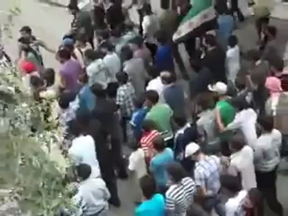 Syria فري برس  ريف دمشق التل  مظاهرة ودعاء الأحرار دقة عالية 22 6 2012 ج5 Damascus