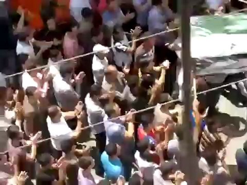 Syria فري برس ريف دمشق المليحة جمعة أين الشعوب 22 06 2012 ج2 Damascus