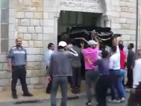 Syria فري برس ريف دمشق تشييع الشهيد الطفل عبد الرحمن كنعان الزبداني 22 6 2012 ج5 Damascus