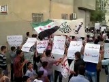 Syria فري برس  ريف دمشق مظاهرة أحرار القابون   22 6 2012 Damascus