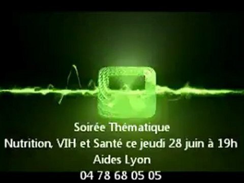 Le décompte de la soirée Thématique Nutrition, VIH et Santé organisée par Aides Lyon a commencé